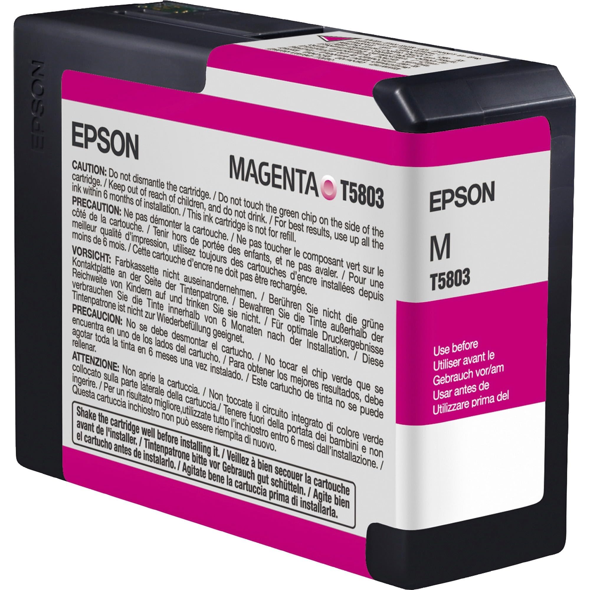 Foto 3 pulgar | Cartucho De Tinta Epson T5803 Ultrachrome K3 Magenta Para Stylus Pro 3800 - Venta Internacional.