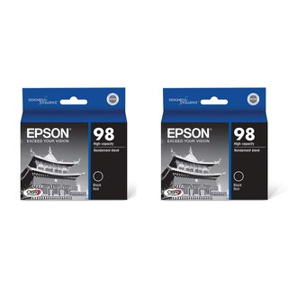 Foto 1 | Cartuchos de Tinta Epson T098120 Negro 2 Piezas - Venta Internacional