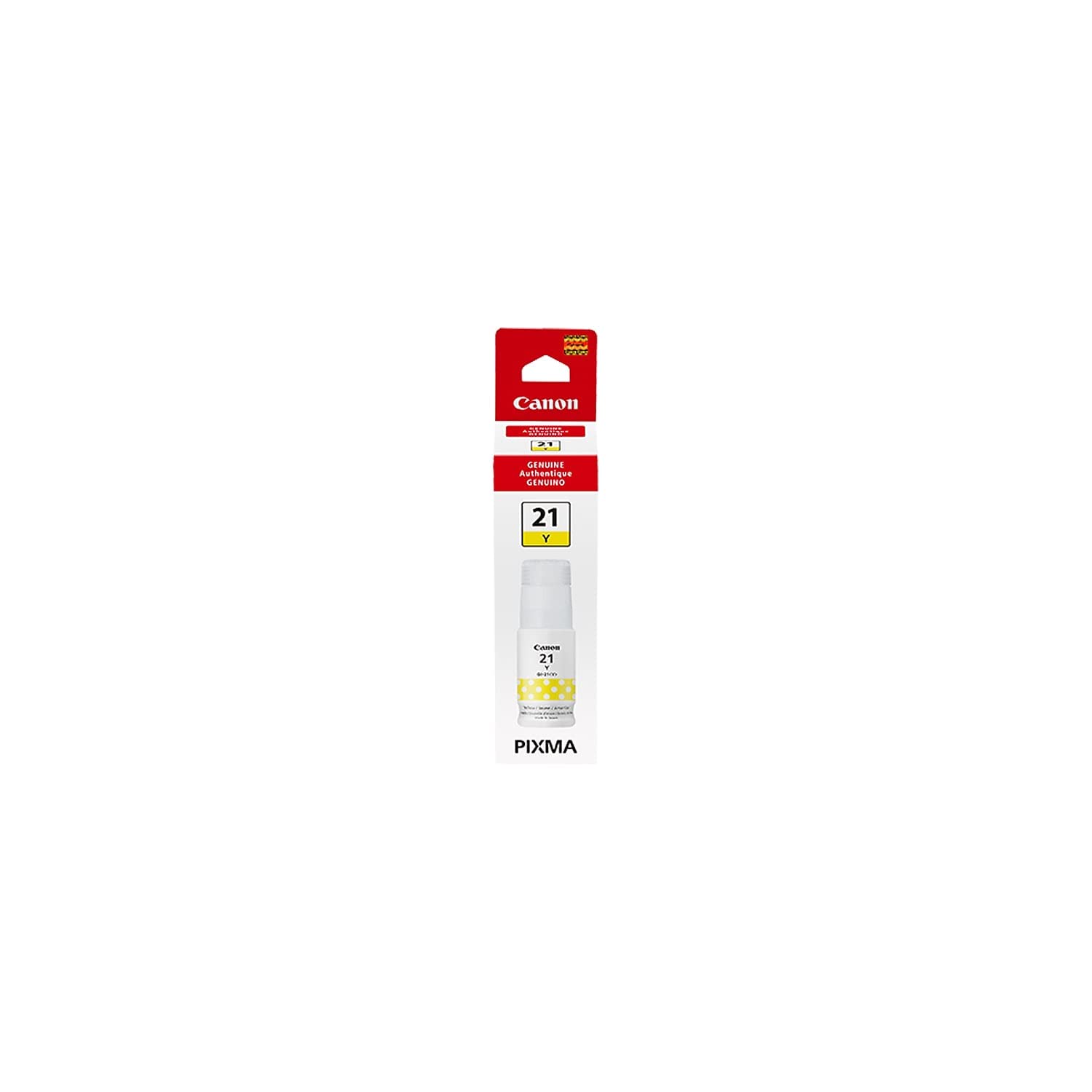 Foto 1 | Botella De Tinta Amarilla Canon Gi-21 Compatible Con G3260, G2260 Y G1220 - Venta Internacional.
