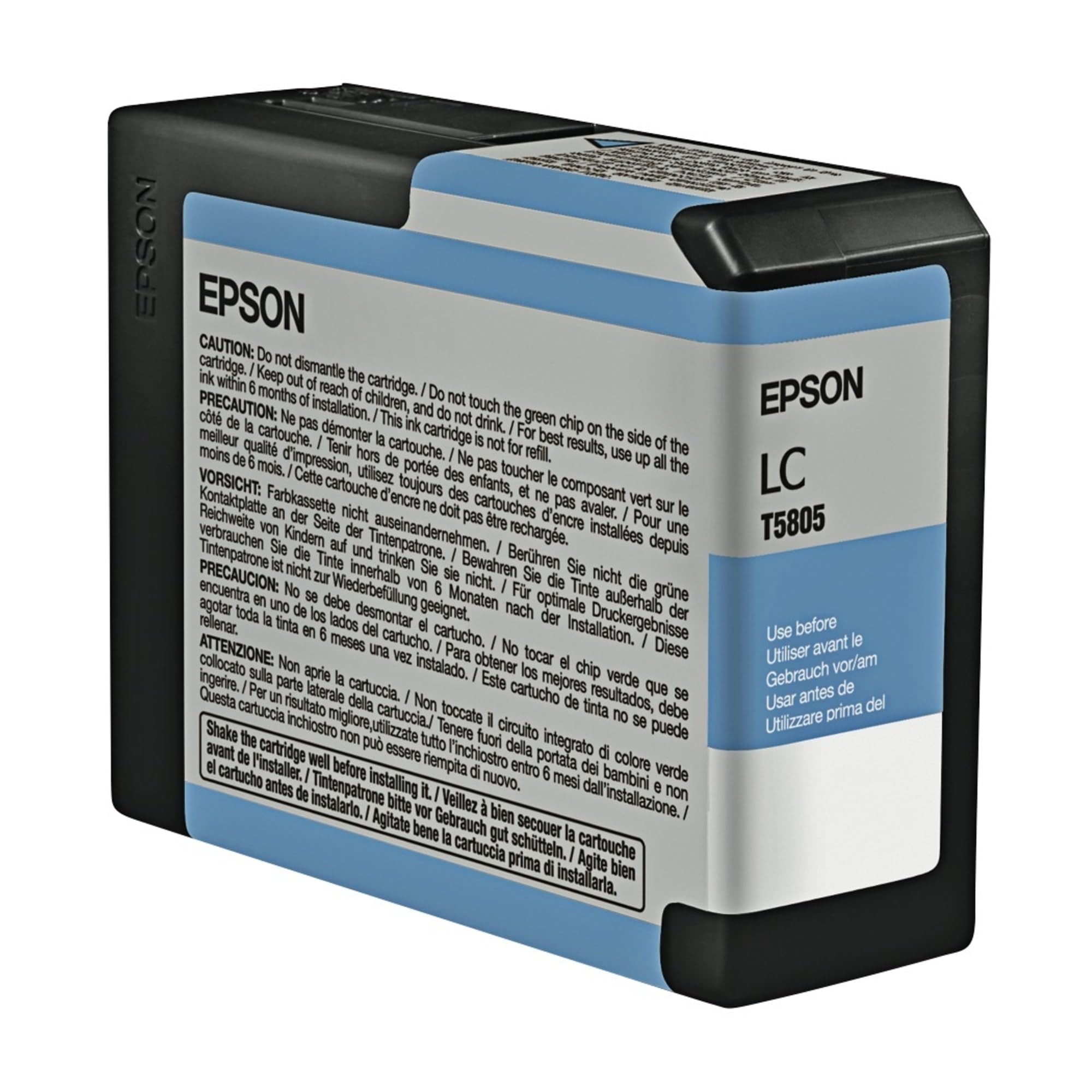 Cartucho De Tinta Epson T5805 Ultrachrome K3 Light Cyan - Venta Internacional.