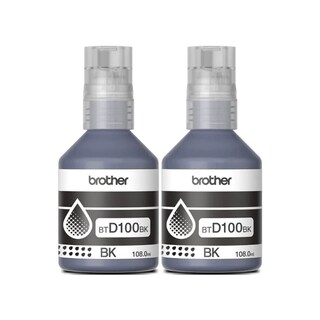 Foto 1 | 2 Pack - Botella De Tinta Brother Btd100bk Para 7,500 Páginas, Negro