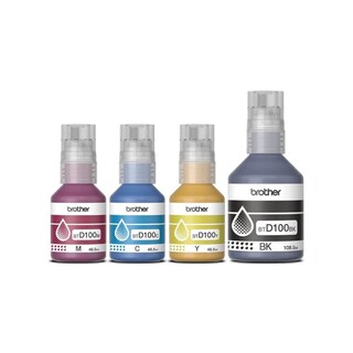 Foto 1 | 4 Pack - Botella De Tinta Brother Btd100