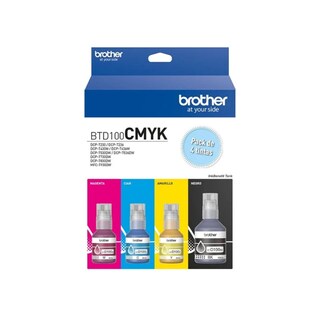 Foto 3 | 4 Pack - Botella De Tinta Brother Btd100