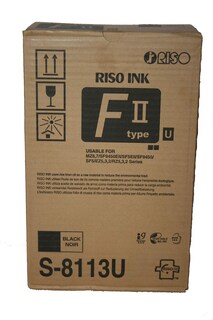 Foto 1 | Caja De Tinta Riso S-8113 Negra Tipo Duplicador Tipo F Ii Risograph S8113u - Venta Internacional.