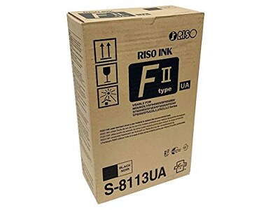 Foto 2 | Caja De Tinta Riso S-8113 Negra Tipo Duplicador Tipo F Ii Risograph S8113u - Venta Internacional.