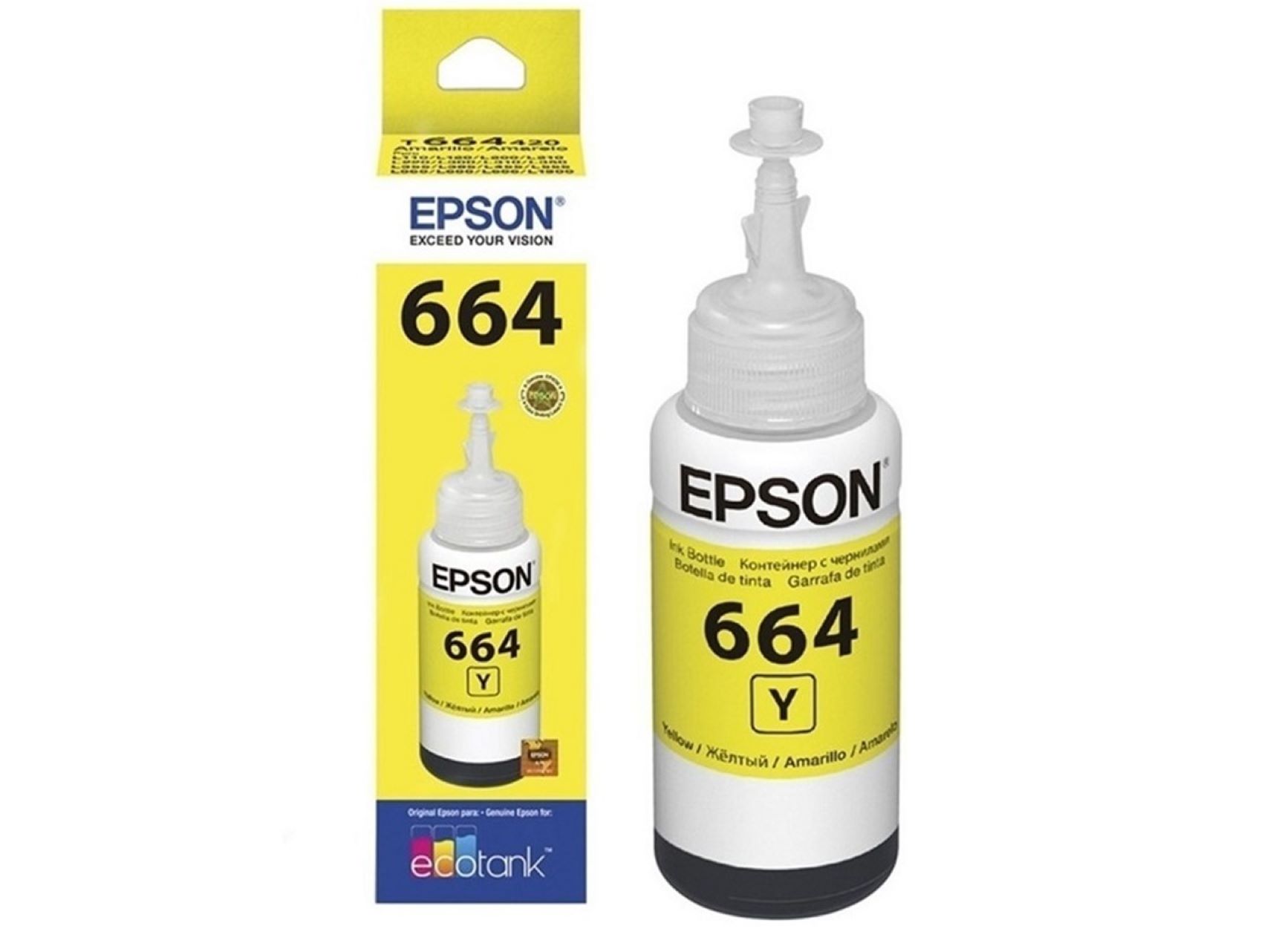 Foto 2 pulgar | Botella De Tinta Amarillo EpsonL120 L310/380/395/495/575/655/656/1455