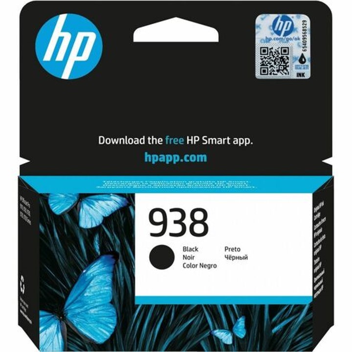 Foto 2 pulgar | Catucho de Tinta Hp 938 Black Original Ink