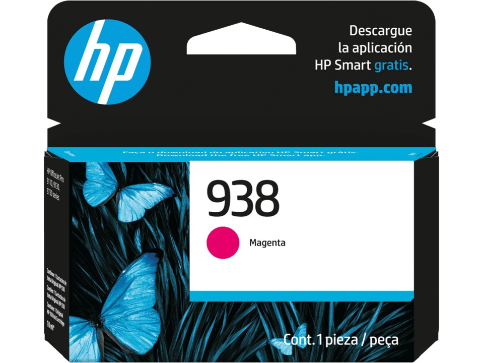 Cartucho de Tinta Hp 938 Magenta Original Ink
