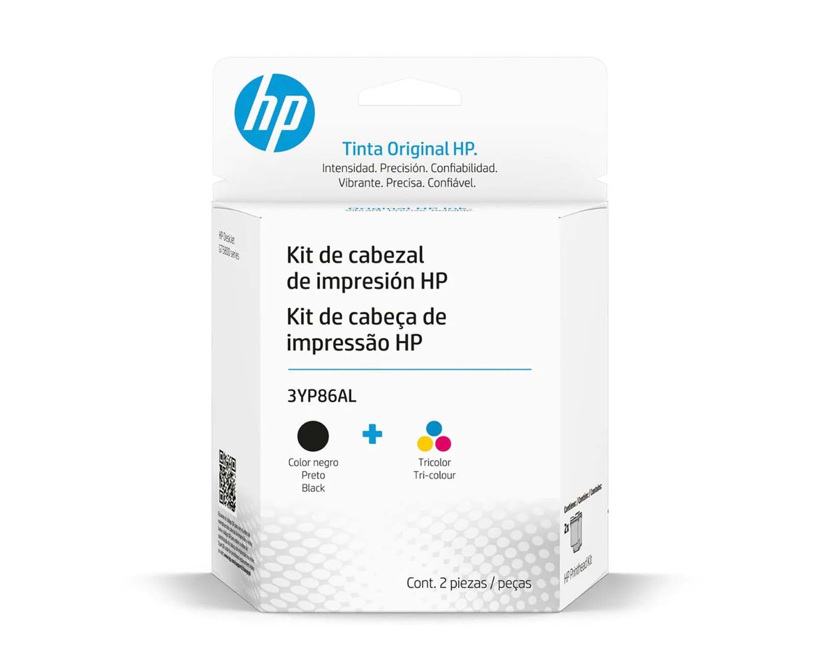 Foto 2 pulgar | Kit Cabezal De Impresión Hp Negro+tricolor 3yp86al Para Gt5810 Gt5820 Ink Tank 100 Y 200 Smart Tank 300 Y 400