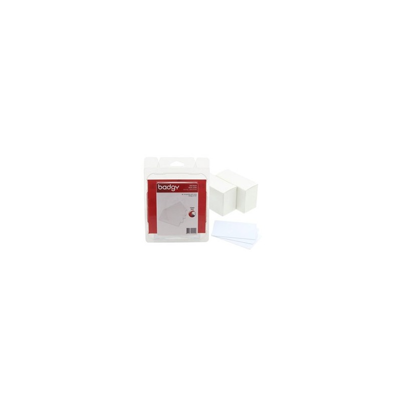Foto 3 pulgar | Paquete De Tarjetas Pvc Badgy Blancas 100 Piezas Para Impresoras Badgy Evolis 100 200 Cbgc0020w
