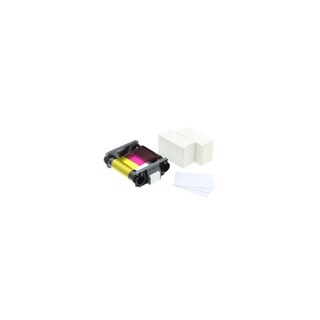Foto 2 | Kit De Consumibles Badgy Cinta Para 100 Impresiones A Color, Tarjetas Blancas 100 Pzs Para Impresoras Badgy 100 Y
