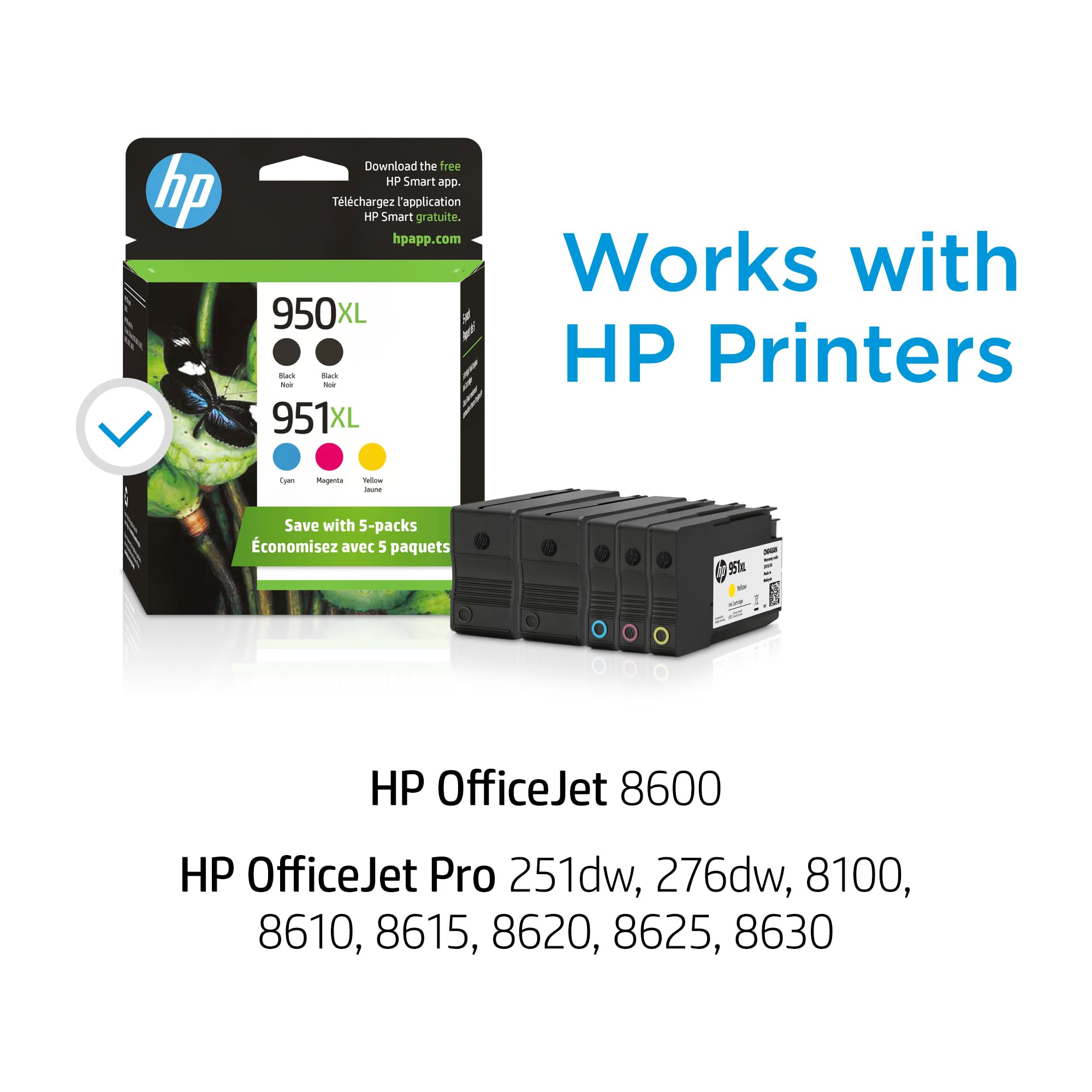 Foto 3 pulgar | Cartucho De Tinta Hp 950xl/951xl Negro/cian/magenta/amarillo  Paquete De 5 - Venta Internacional.