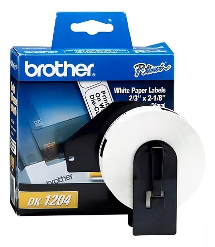 Foto 3 pulgar | Cinta Brother DK1204 Blanco 17 x 543 mm 400 Etiquetas