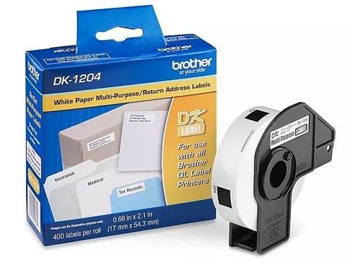 Foto 4 | Cinta Brother DK1204 Blanco 17 x 543 mm 400 Etiquetas
