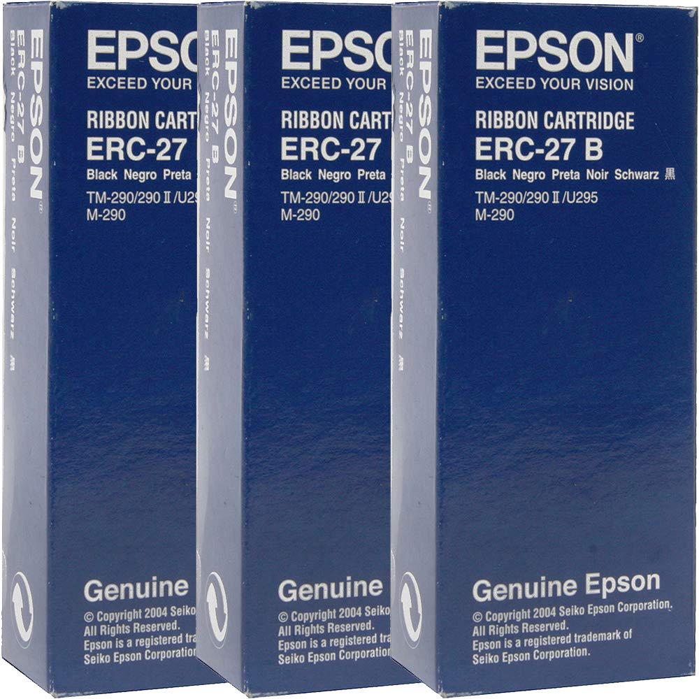Cartucho De Cinta Epson Erc-27b-3 Negro Para Impresoras Pos - Venta Internacional.
