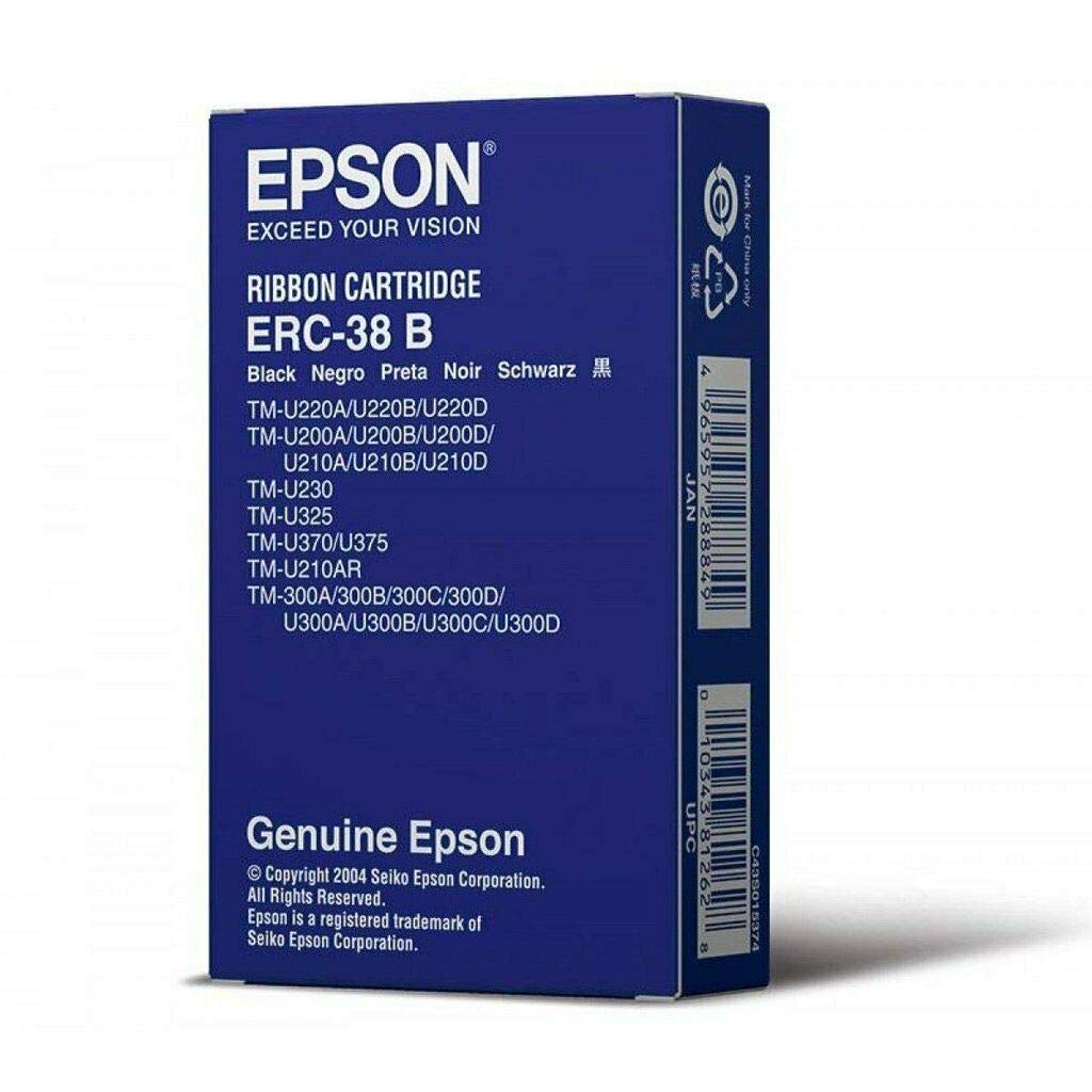 Foto 3 pulgar | Cinta De Tela Epson Erc-38b Negra Para Tm-u210ar/u230/u325/u3 - Venta Internacional.