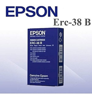 Foto 3 | Cinta De Tela Epson Erc-38b Negra Para Tm-u210ar/u230/u325/u3 - Venta Internacional.