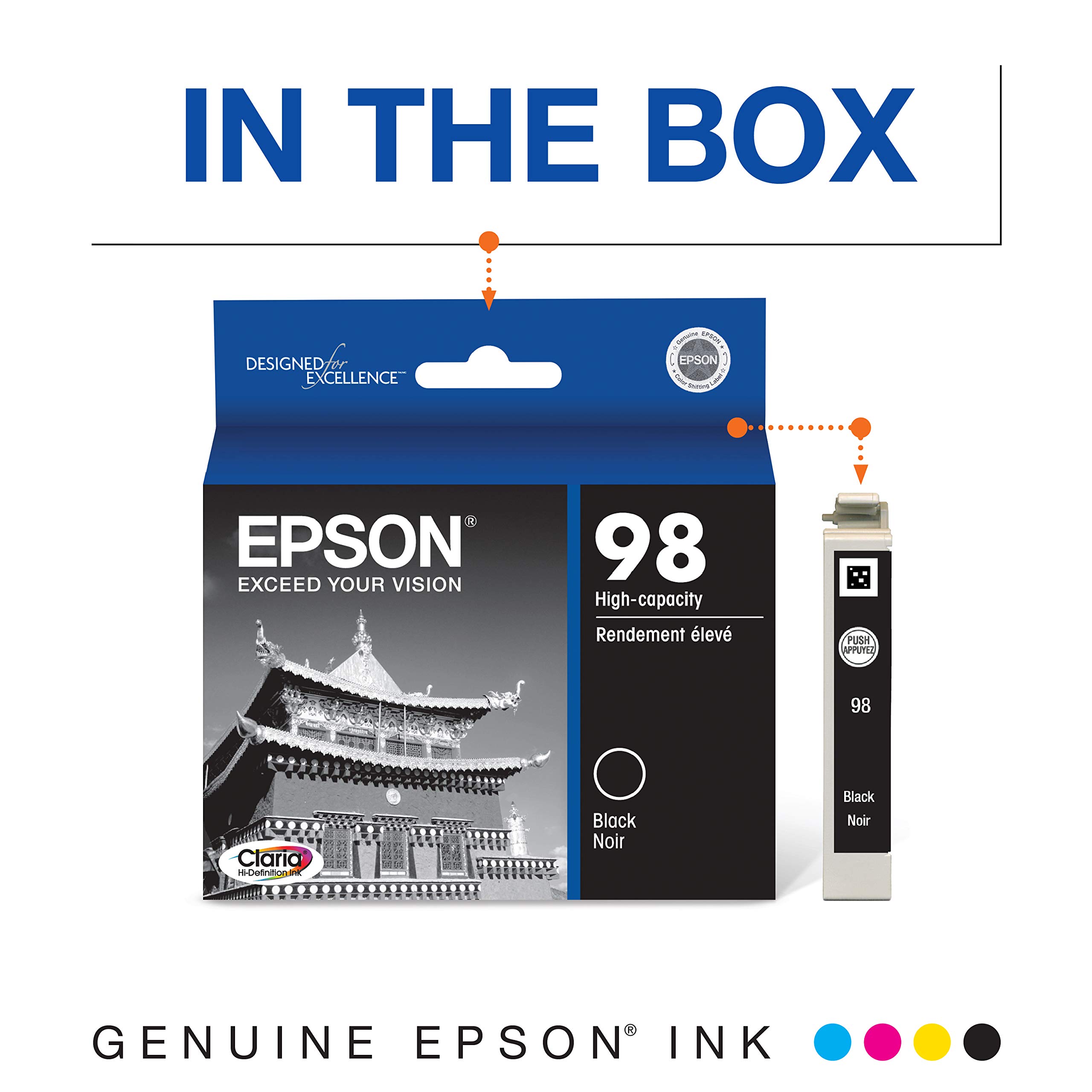 Foto 6 pulgar | Cartucho De Tinta Epson T099 Claria Hi-definition Combo De 5 Colores - Venta Internacional.