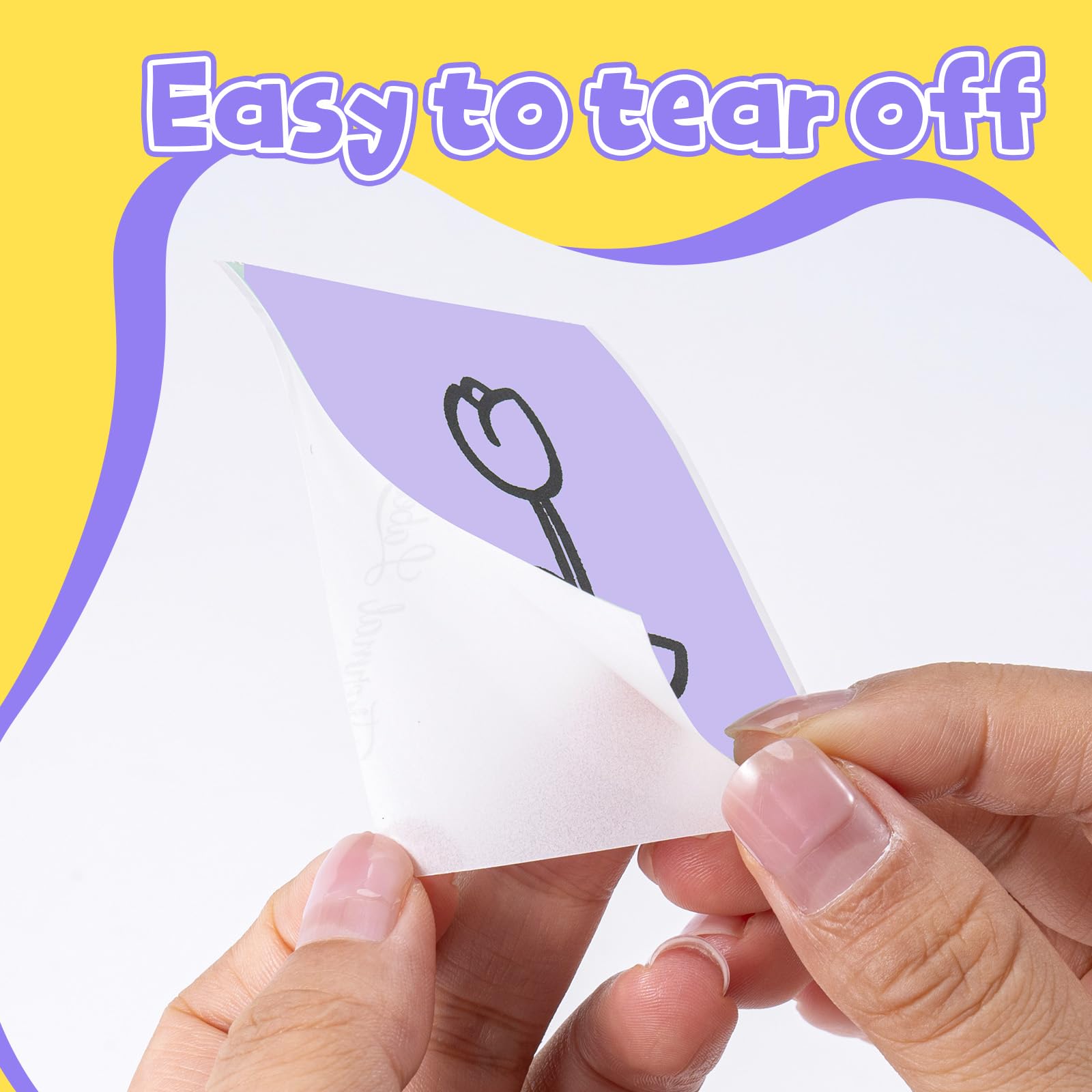 Foto 4 | Papel Térmico Phomemo Purple Autoadhesivo Para Impresora M02 - Venta Internacional.