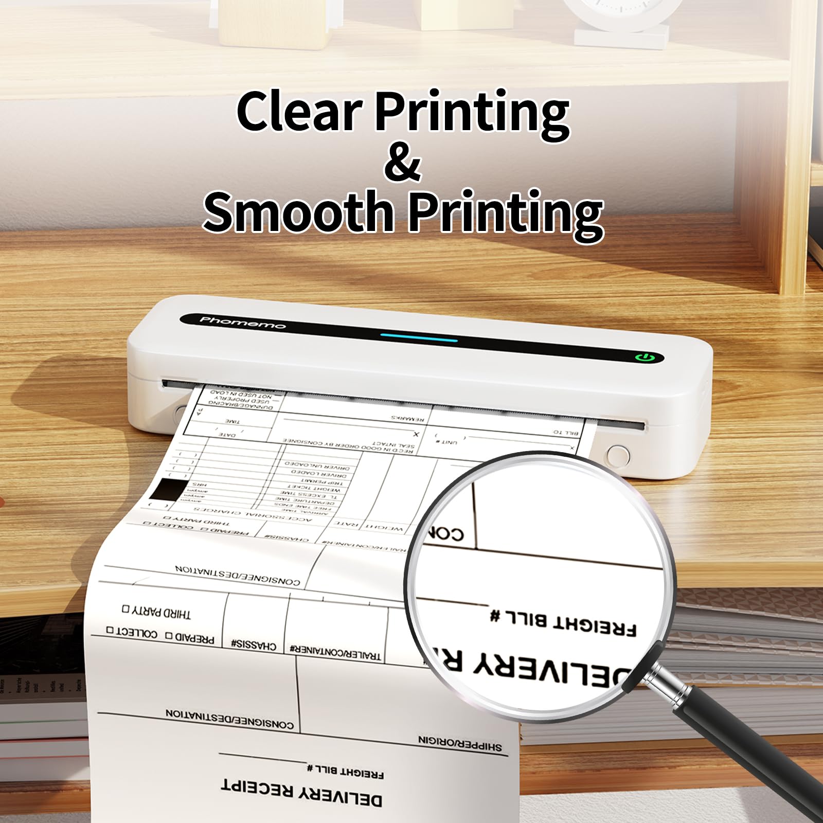 Foto 5 pulgar | Papel Para Impresora Térmica Phomemo, Tamaño Carta Estadounidense, 8.5 X 11 Pulgadas, 4 Rollos - Venta Internacional.
