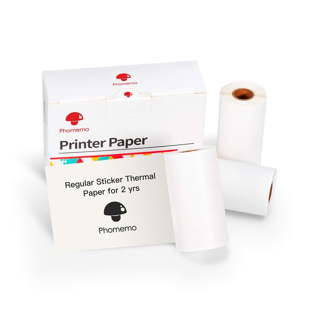 Foto 2 pulgar | Etiqueta De Papel Adhesivo Térmico Phomemo White Para Impresora M02 - Venta Internacional.