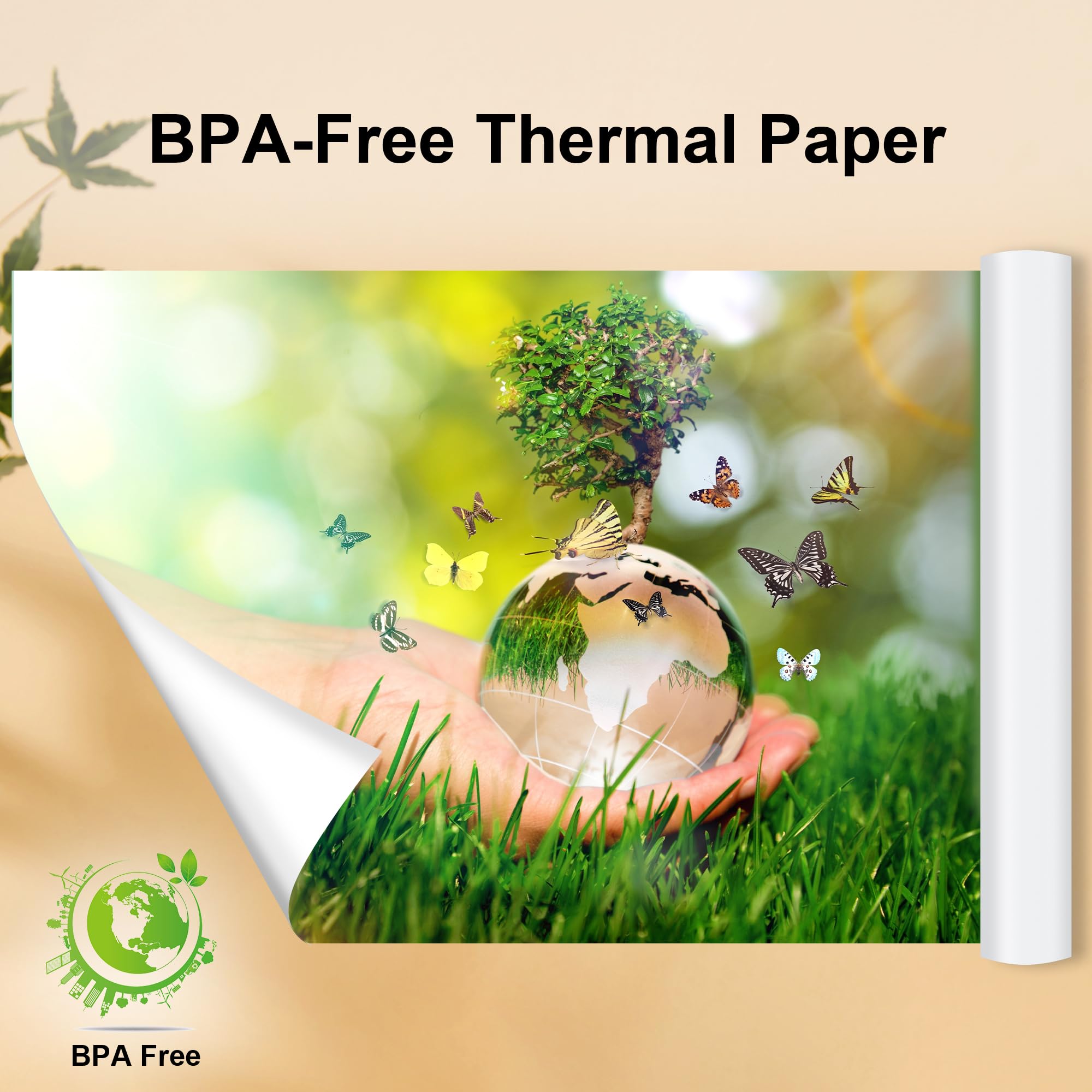 Foto 2 | Rollos De Papel Térmico Phomemo 8.5 X 11 Pulgadas Para M832 M833 M834 M835 - Venta Internacional.