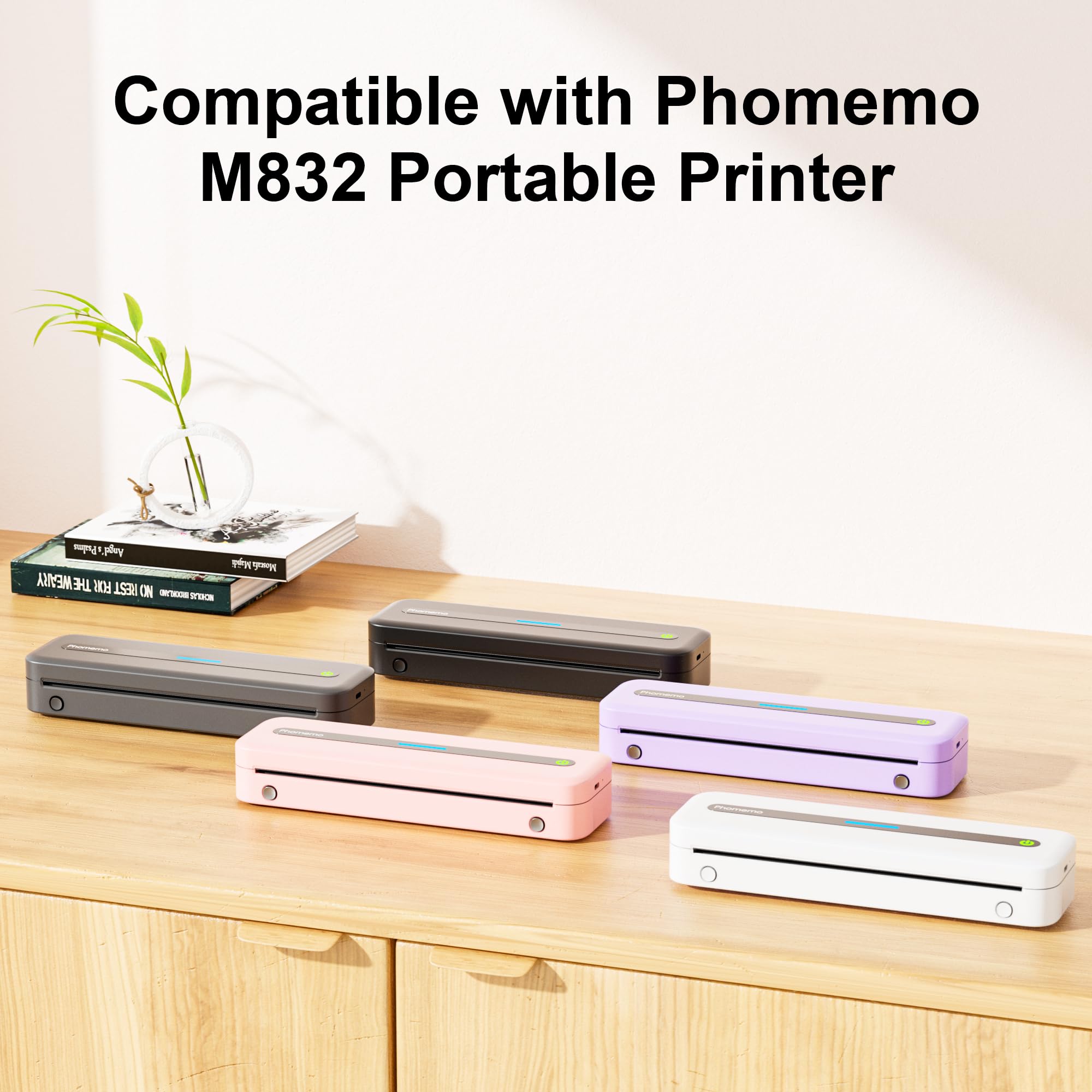 Foto 4 | Rollos De Papel Térmico Phomemo 8.5 X 11 Pulgadas Para M832 M833 M834 M835 - Venta Internacional.