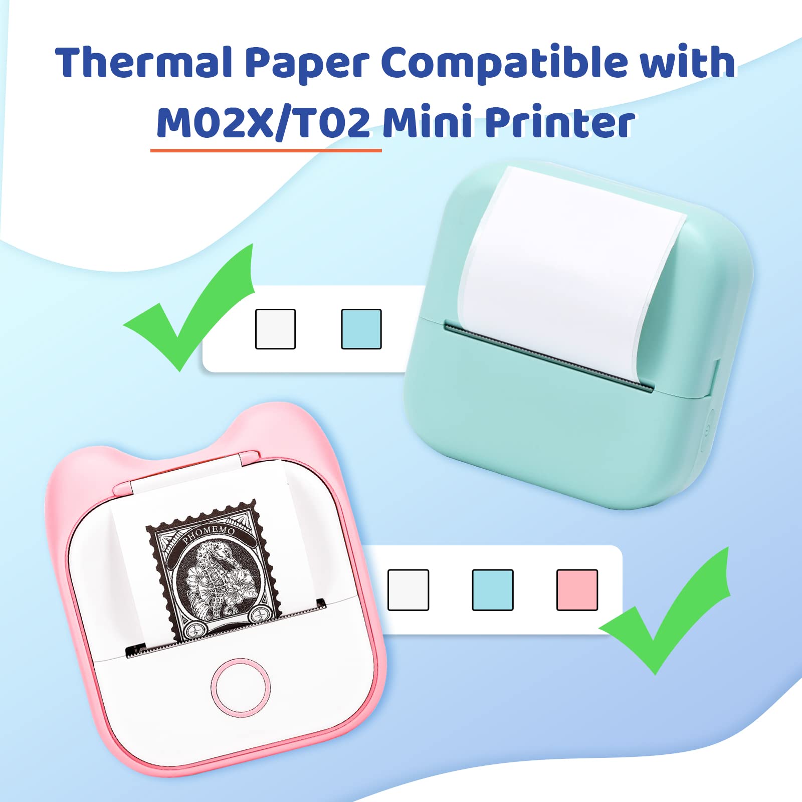 Foto 4 pulgar | Papel Adhesivo Phomemo T02/m02x/m02l, 50 Mm X 3,5 M, 3 Rollos - Venta Internacional.