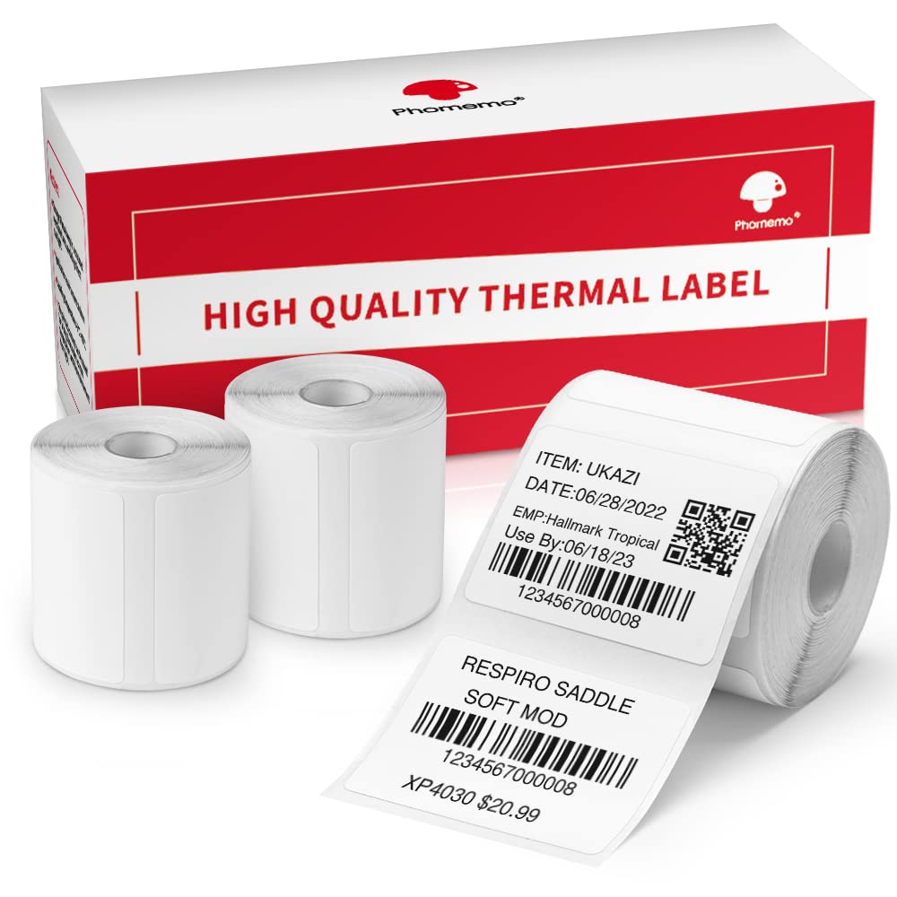 Foto 2 pulgar | Etiqueta Térmica Phomemo 690 Unidades De 40 X 30 Mm Para M110/m220/m108/m250 - Venta Internacional.