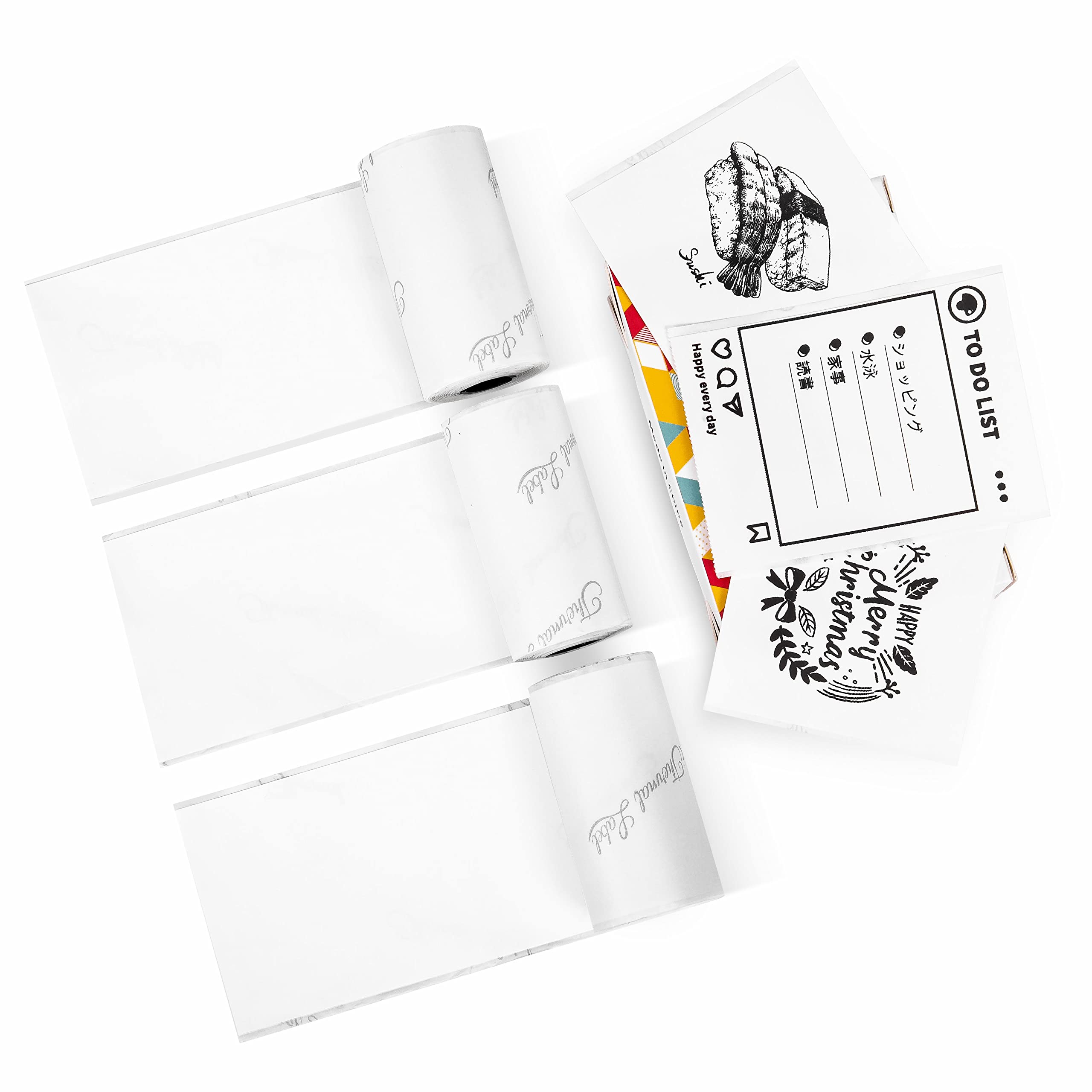 Foto 2 pulgar | Papel Adhesivo Térmico Phomemo Blanco 50 Mm T02/m02/m04as - Venta Internacional