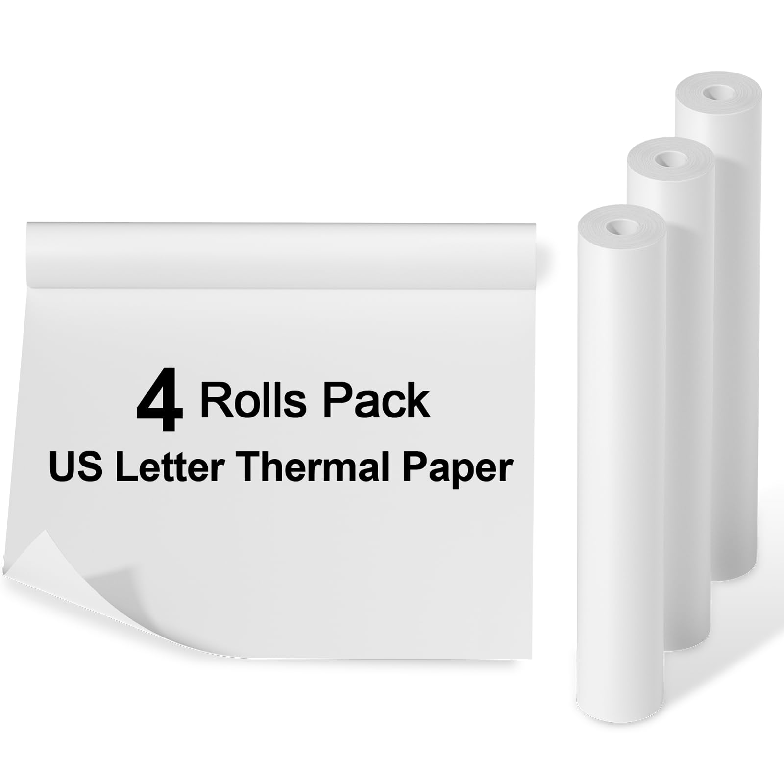 Papel Térmico Phomemo Us Letter 216 Mm X 6,5 M Para M832, 4 Rollos - Venta Internacional.