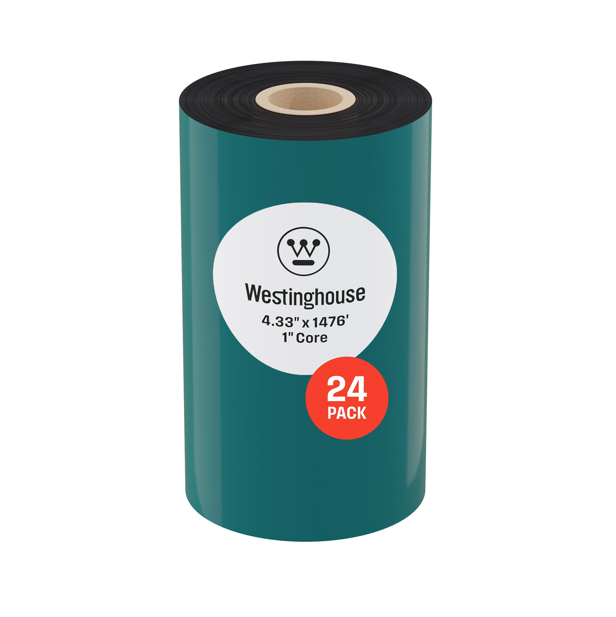 Foto 1 | Cinta De Transferencia Térmica Westinghouse, 4,33 Cm X 450 M, Color Negro, 24 Rollos - Venta Internacional.