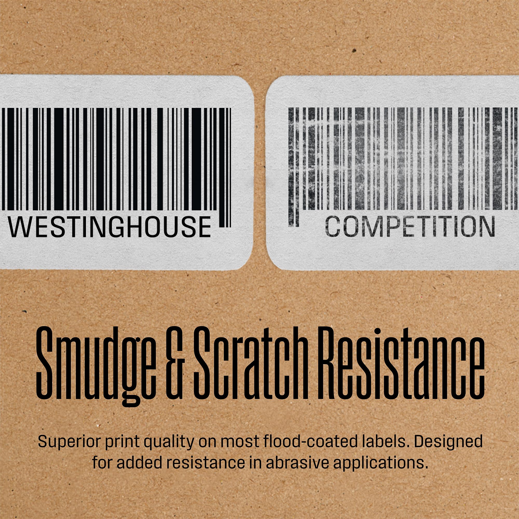Foto 5 | Cinta De Transferencia Térmica Westinghouse, 4,33 Cm X 450 M, Color Negro, 24 Rollos - Venta Internacional.