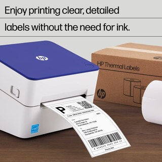 Foto 3 | Etiquetas Térmicas De Envío Hp De 4 X 6 Pulgadas, 2 Rollos, 250 Hojas/rollo - Venta Internacional.