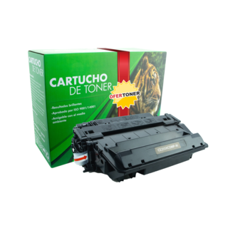 Foto 1 | Tóner Negro CE255X/55X compatible con HP Laserjet Laserjet Enterprise P3015 M525