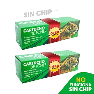 Foto 2 | Tóner 057 SIN CHIP compatible con CANON LBP220 MF440 Series LBP226dw MF445dw Negro 2 PZAS