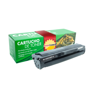 Foto 1 | Tóner Mlt-d104s/104s Compatible con Samsung Ml-1660k Ml-1665k 1661k Scx-3200 Negro