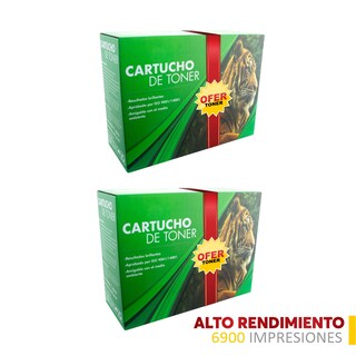 Foto 2 | Tóner CE505X/05X/CF280X/80X compatible con HP Laserjet pro 2053 2054 2055 Negro 2 PZAS