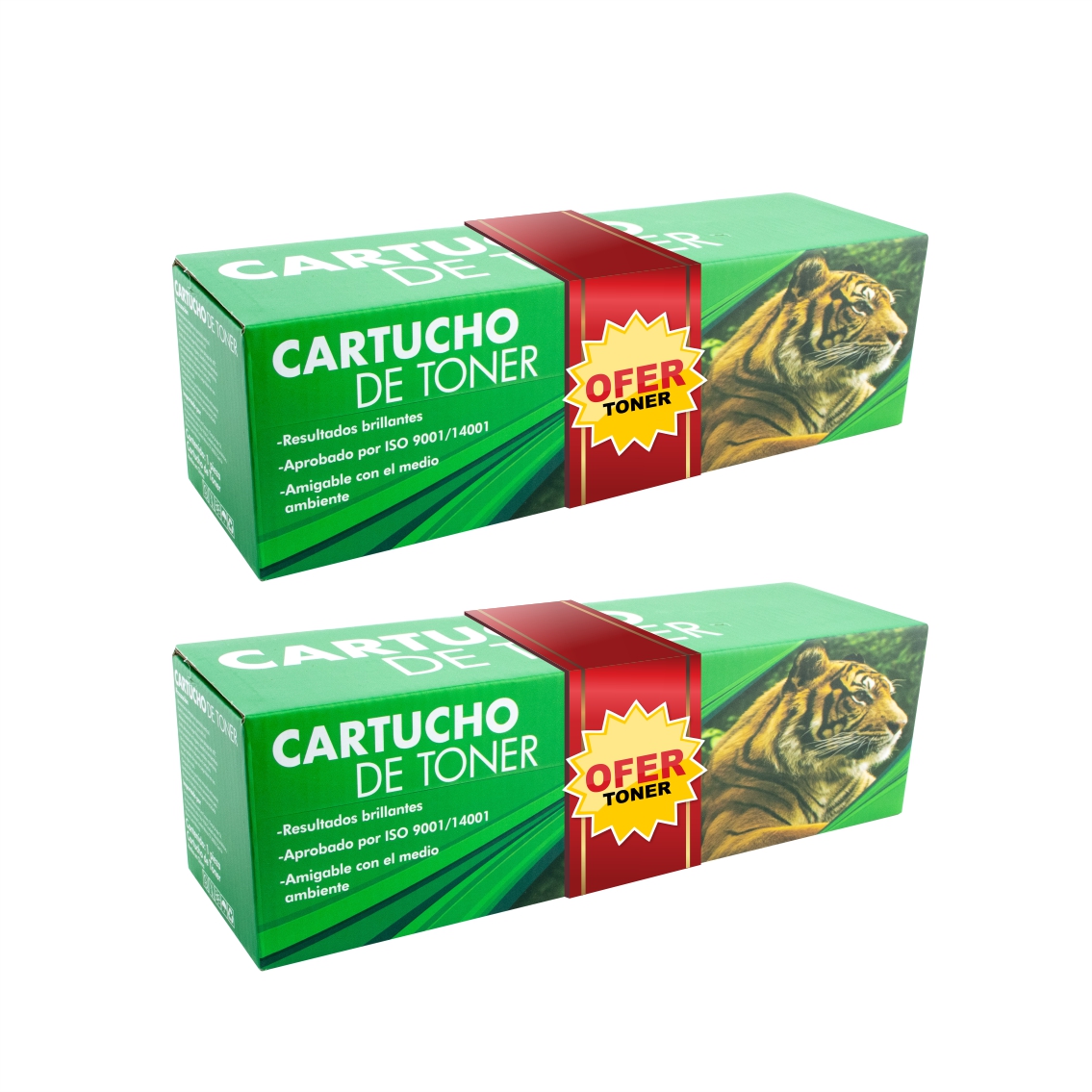 Foto 2 pulgar | Tóner Negro CE505A/05A/CF280A/80A/120  Compatible con HP P2035/ P2035N/ P2055/ P2055D 2 Piezas