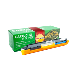 Foto 1 | Tóner Ce311a-c/cf351a-c/126a-c/130a-c Compatible con HP Canon Cp1025 Cp1025nw Mfp M176n M177fw Cyan
