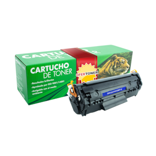 Foto 1 | Tóner Negro Q2612a/fx9 Compatible con HP Laserjet 1010 1012 1015 1020