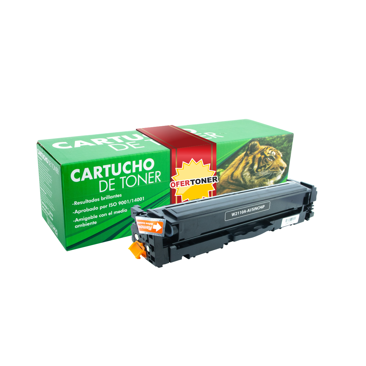 Foto 2 pulgar | Tóner Negro Compatible W2110a/206a para Impresoras M255dw M255nw M283cdw M282