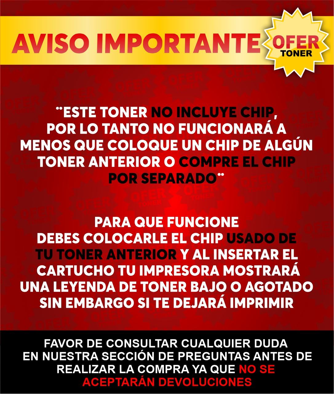 Foto 8 | Tóner Negro Compatible W2110a/206a para Impresoras M255dw M255nw M283cdw M282