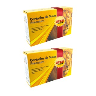 Foto 1 | Pack de 2 Tóners CF217X/17X con Chip Compatible con HP Laserjet