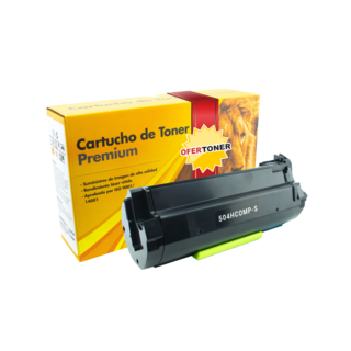 Foto 1 | Tóner 504h Compatible con Lexmark ms610dn ms410dn ms315dn Ms415dn ms310dn Negro