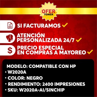 Foto 7 | Tóner Negro W1105x/105x sin Chip Compatible con HP 107mfp 135mfp 137 w107a