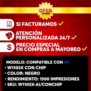 Foto 7 | Tóner Genérico Compatible con HP 107