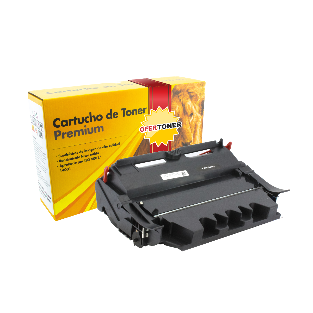 Foto 2 pulgar | Toner T650u1h Compatible Con Okidata T650n