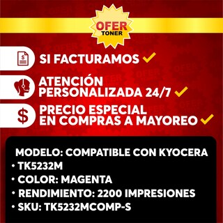 Foto 8 | Tóner Genérico Compatible Con Kyocera M5521cdn