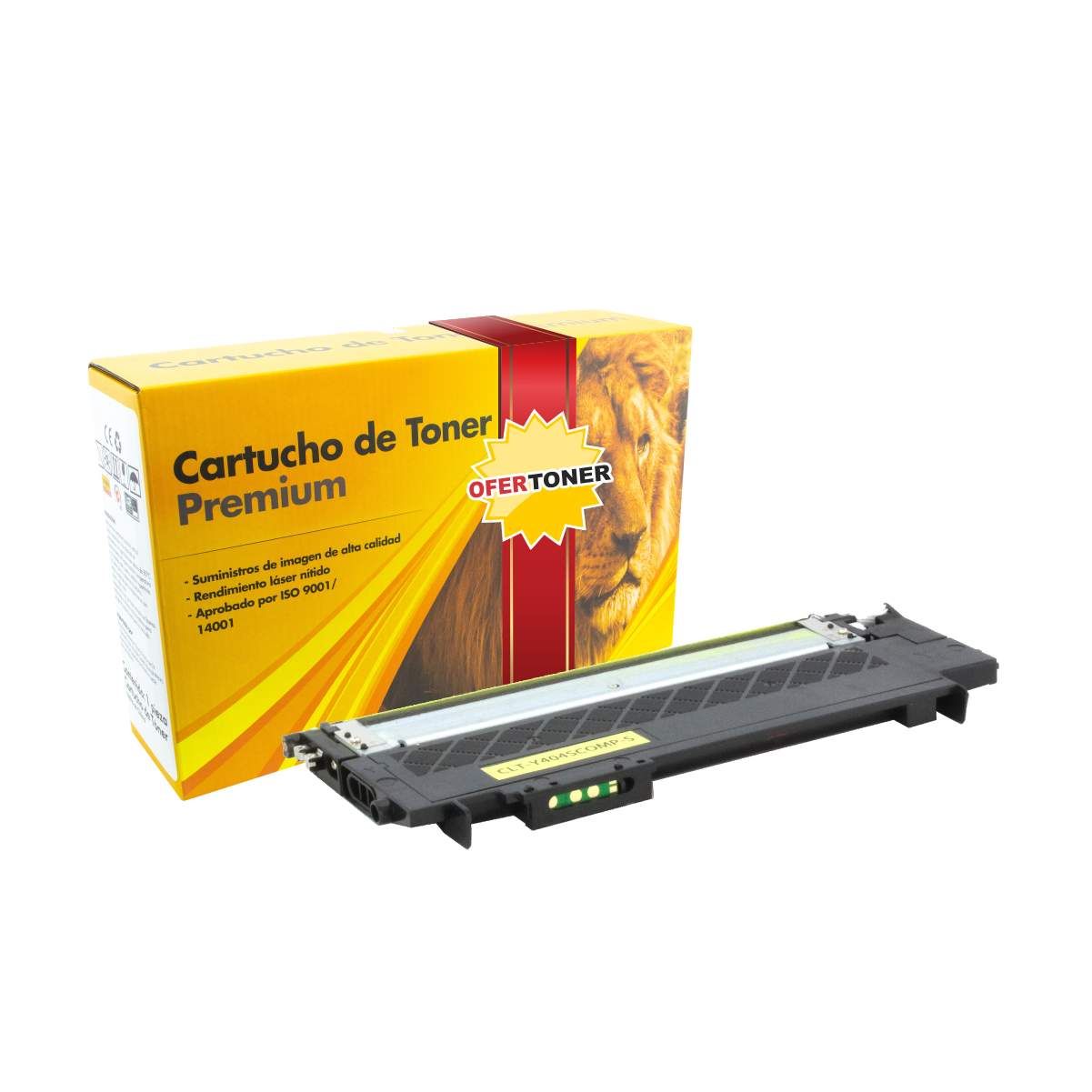 Foto 2 pulgar | Tóner Amarillo CLT-Y404S Compatible con SAMSUNG SL-C430/ SL-C430W/ SL-C480/ SL-C480W